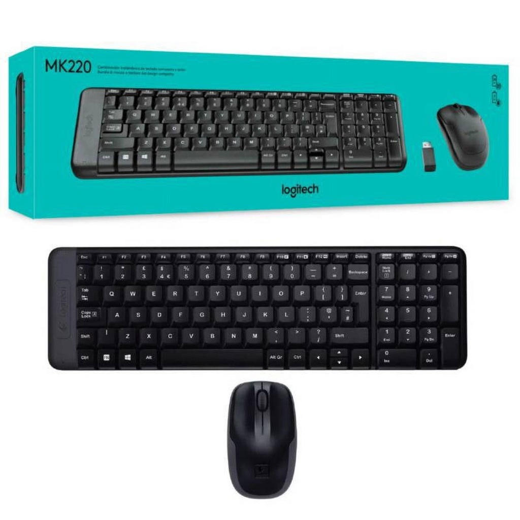 [000000001000638901] Kit Negro Logitech MK220