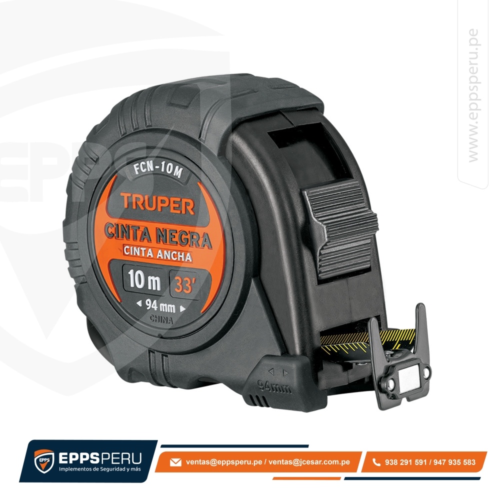 Cinta Negro 10M