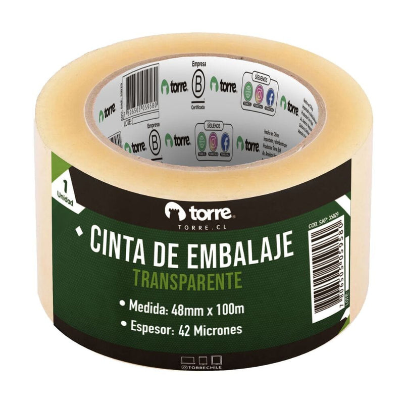 Cinta Transparente 48MMX100MX6U