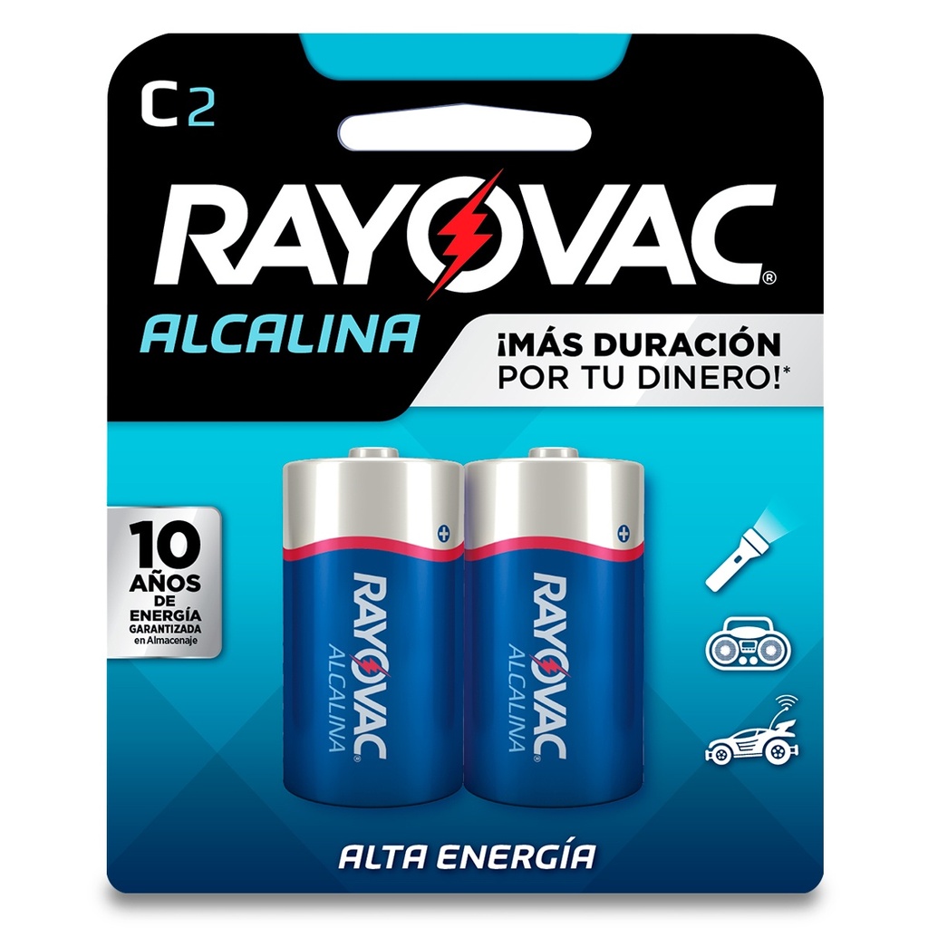 [000000001000649544] Pila Rayovac C Alcalina
