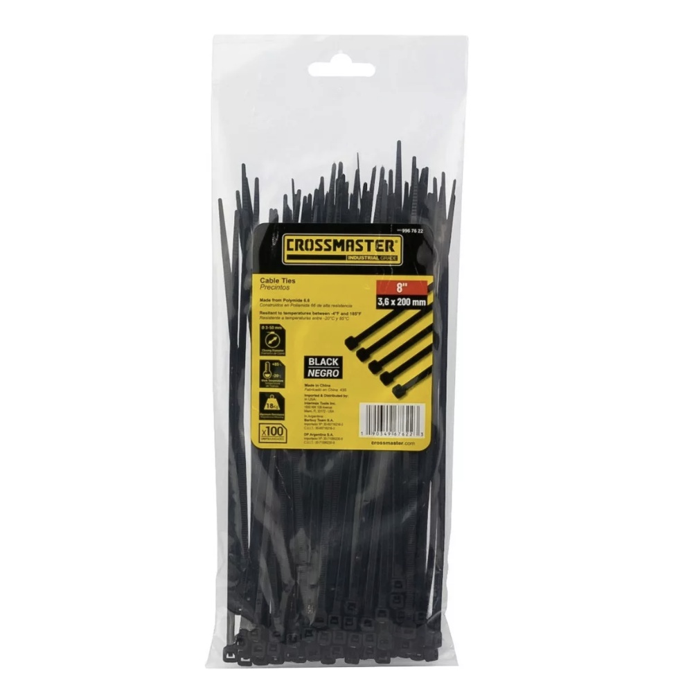 [000000001000647386] Precinto Negro Crossmaster 9967624
