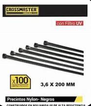 [000000001000647385] Precinto Negro Crossmaster PTV4840