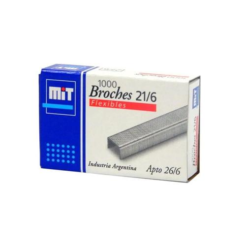 Broches para Abrochadora MIT 21/6 (Caja x 1000)