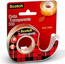 Cinta Adhesiva Transparente Scotch-Brite 12MMX32