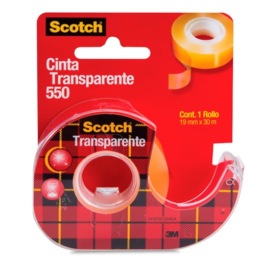 Cinta Adhesiva Transparente Scotch-Brite 18MMX30M