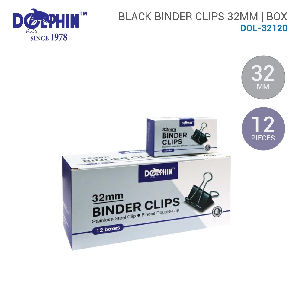 Clip Negro Dolphin 51MM