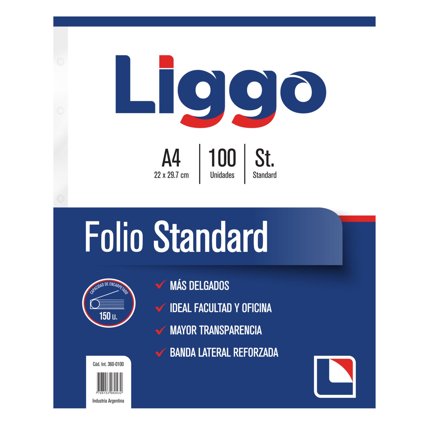 Folio Liggo Trade A4X100U