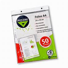 Folio Transparente Pizzini A4X100U