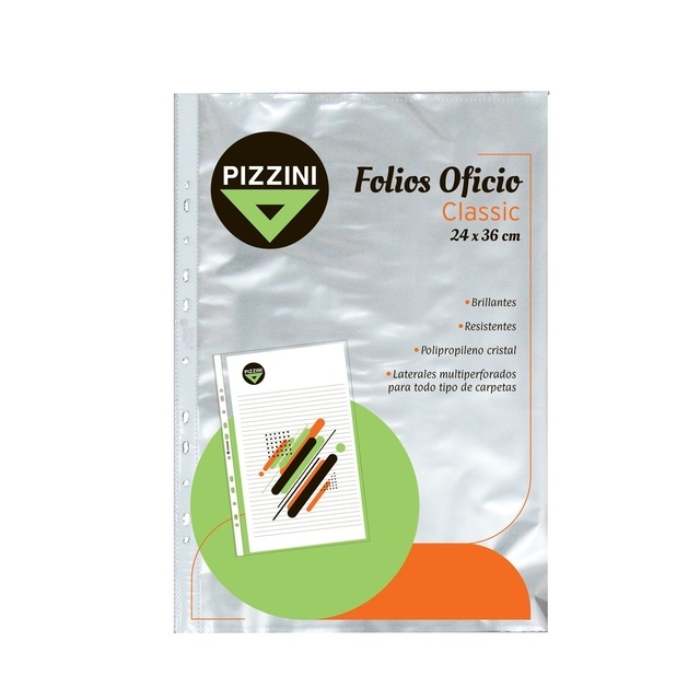 Folio Transparente Pizzini OFICIOX10U