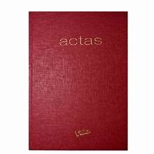Libro De Actas Rojo Rab CORONA