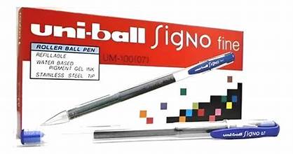 Lapicera Azul Uniball SIGNO