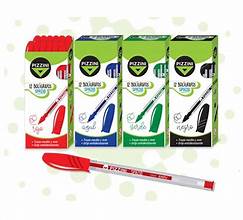 Lapicera Azul, Negro, Rojo Y Verde Pizzini 1MMX4U