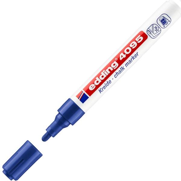 Marcador Azul Edding 4095