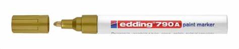 Marcador Dorado Edding 790