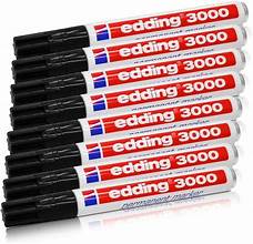 [000000001000640528] Marcador Negro Edding 3300X10U