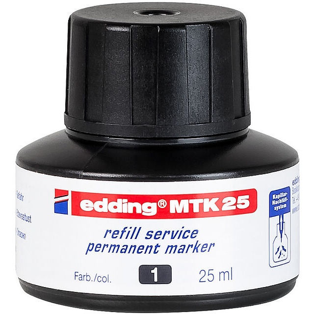 Marcador Negro Edding MTK25