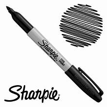 [000000001000641469] Marcador Negro Sharpie PERM