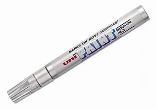 Marcador Plateado Unipaint PX-20