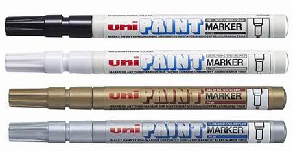 Marcador Plateado Unipaint PX-21