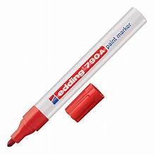 Marcador Rojo Edding 790