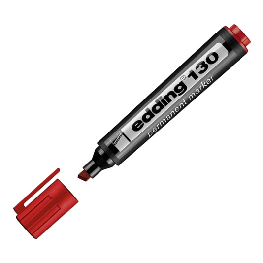 Marcador Rojo Edding PERM