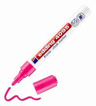 Marcador Rosa Fluo Edding 4095