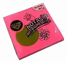 Notas Autoadhesivas Rosa Pizzini 75X75MM