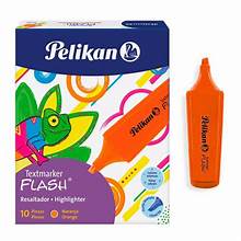 [000000001000641136] Resaltador Naranja Pelikan FLASHX10U