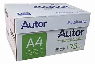 Resma Blanco Autor A4X10U