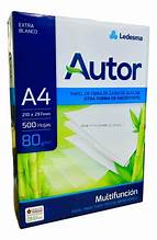 [000000001000640821] Resma A4 Autor 80grs